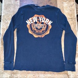 Men’s SZ L OLD NAVY Navy “NEW YORK” Graphic Shirt